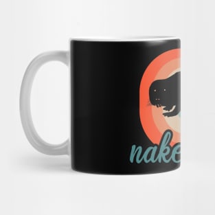 Naked mole rat freaking love sand digger motif Mug